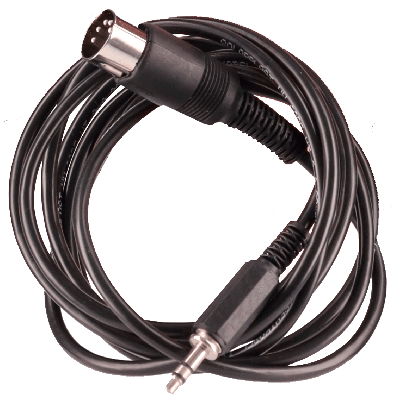 MIDI jack - 5pinDIN cable.